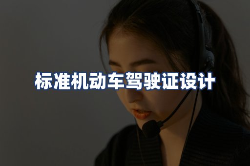 标准机动车驾驶证设计